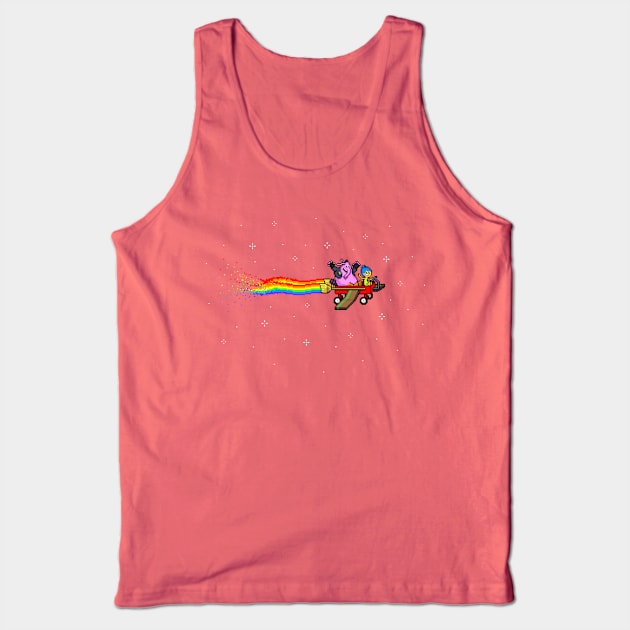 Nyanside out Tank Top by Just Keep Creating